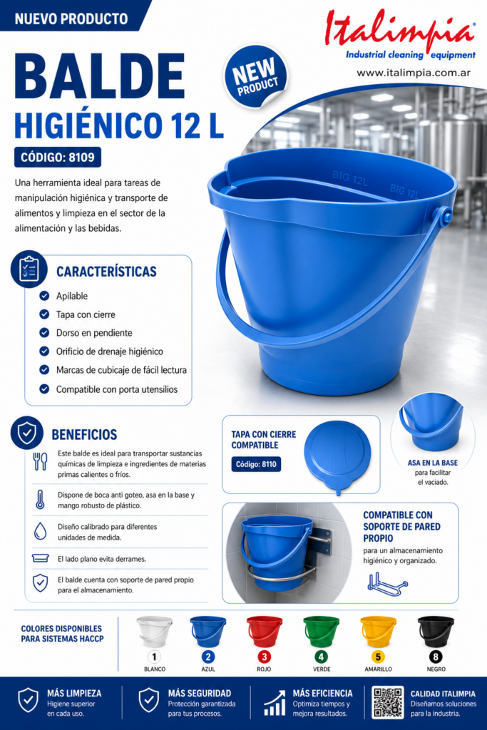 8109-Balde Higienico 12 L
